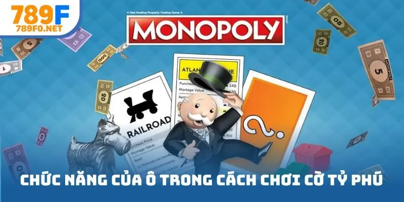 Các chức năng của ô trong cách chơi cờ tỷ phú