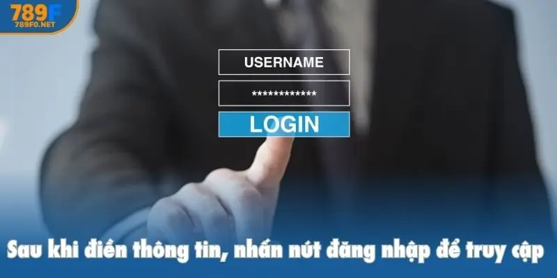 Sau khi điền thông tin, nhấn nút Đăng Nhập để truy cập vào sân chơi