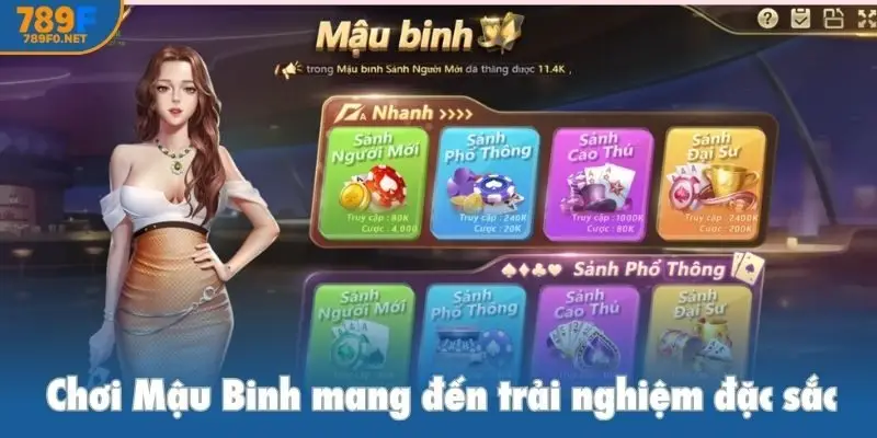 Chơi Mậu Binh mang đến trải nghiệm đặc sắc