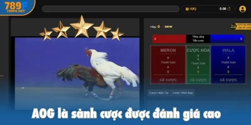 AOG là sảnh cược được đánh giá cao