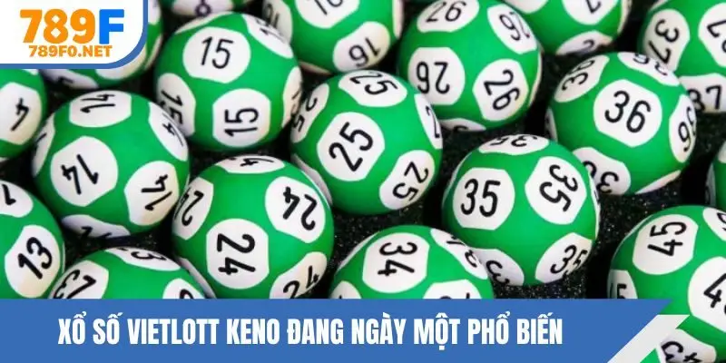 Loại hình xổ số Vietlott Keno đang ngày một phổ biến